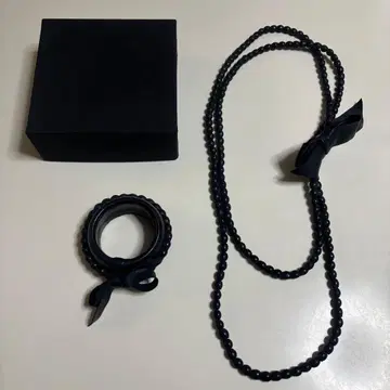 나탈리아 브릴리 롱 목걸이 뱅글 천연 가죽