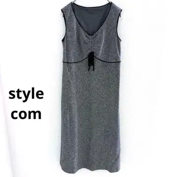 스타일 닷컴 라메 리본 블랙 원피스 키레메 포멀 9