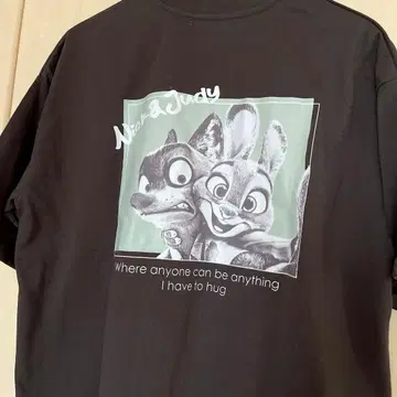 택 포함 새상품 주토피아 T셔츠 M