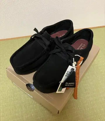 Clarks wallabee 클락스 왈라비 BLACK 모카신