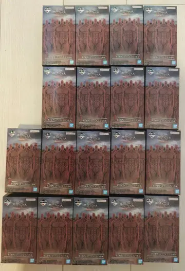 제일복권 진격의 거인 땅울림 피규어 18체