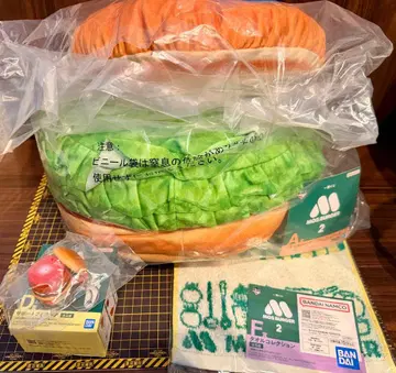 모스버거 제일복권 A상 데리야키버거 티슈 케이스+피규어