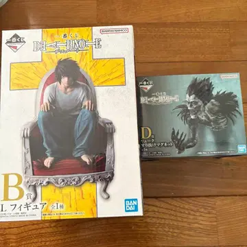 제일복권 DEATH NOTE B상 L상 류크 세트