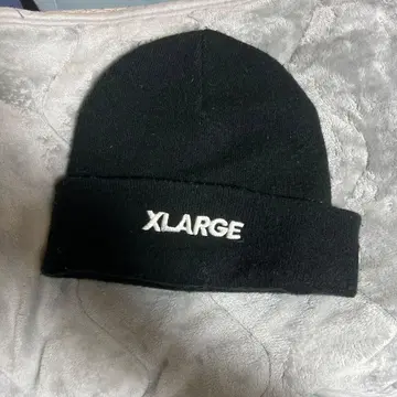 XLARGE Champion 니트 모자 비니 블랙