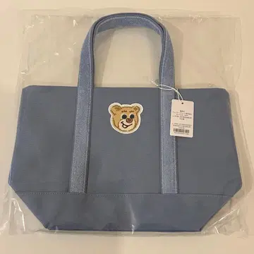 페이러 올드 테디 와펜 토트백 L 스카이블루