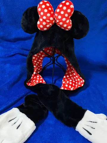 디즈니 미니 머플러 팬캡 장갑