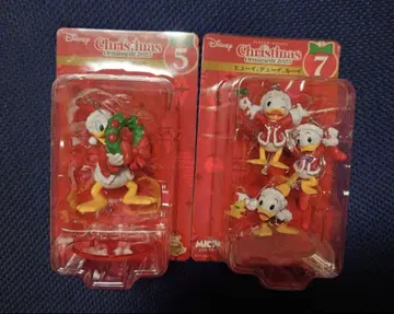 도널드 덕 크리스마스 피규어 휴이 듀이 루이