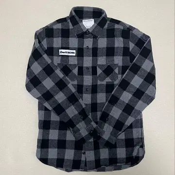 DEUS EX MACHINA 블록 체크 패턴 플란넬 셔츠 M 사이즈