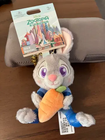 일본 미발매! 주토피아 주디 봉제 인형 키링