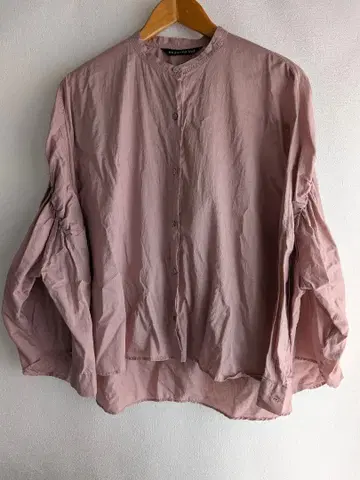 미즈이로 인드 백 개더 와이드 셔츠