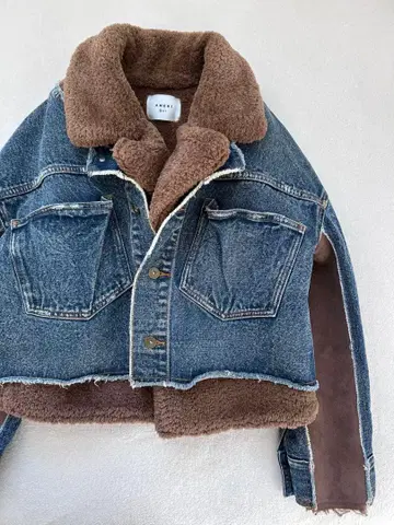 ameri 보아 베스트 포함 데님 자켓 새상품급 ameri S