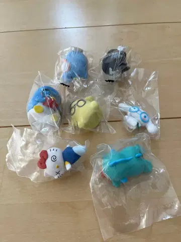 산리오 캐릭터 캡슐 토이 파탄큐 7개 세트