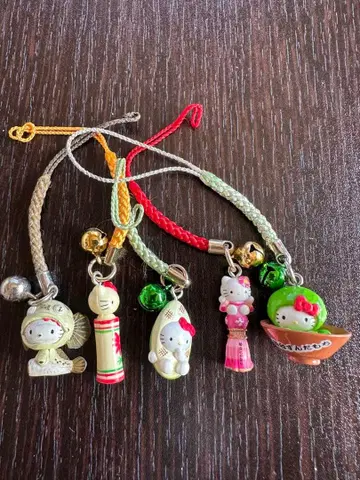 1/31 업데이트 지역 한정 헬로키티 미야기 한정판 스트랩 7개 세트