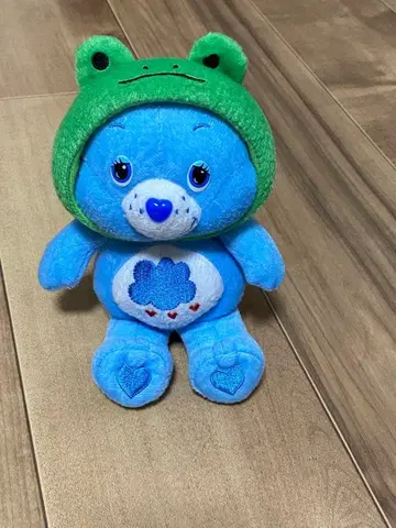 케어베어 개구리 모자 봉제 인형