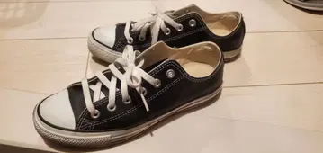 컨버스 올스타 가죽 블랙 25.5cm 새상품급