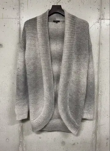 띠어리 쉐도우 보더 가디건 S 그레이지