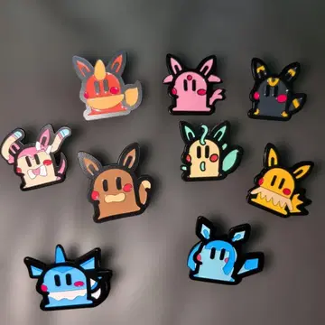 포켓몬스터 이브이 프렌즈 핀즈 핀 브로치 핀 배지 부이즈