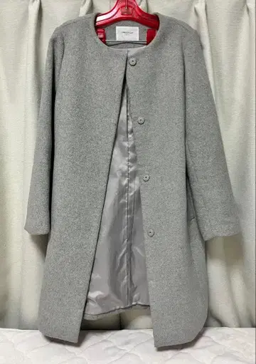 OPAQUE.CLIP 노카라 코트 (라이트 그레이 38)