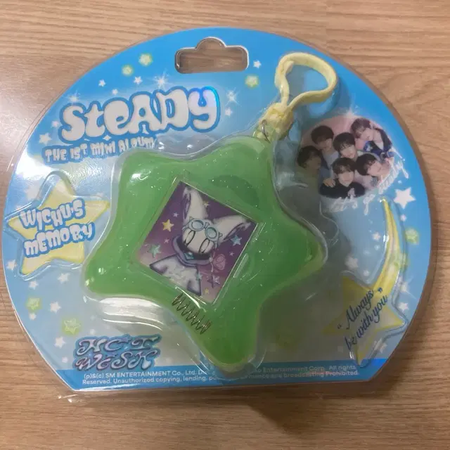 엔시티 위시 스테디 위츄 메모리 키링 앨범 시온 포카x