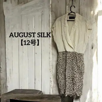 새상품급 AUGUST SILK 반팔 원피스 12호 원피스