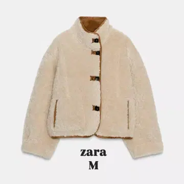 인기 M 사이즈 zara 리버서블 더블 페이스 자켓