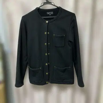 아네스베 가디건 속기모 블랙 사이즈 T1