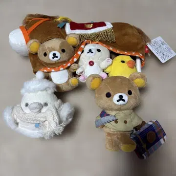 리락쿠마 봉제 인형 3점 세트