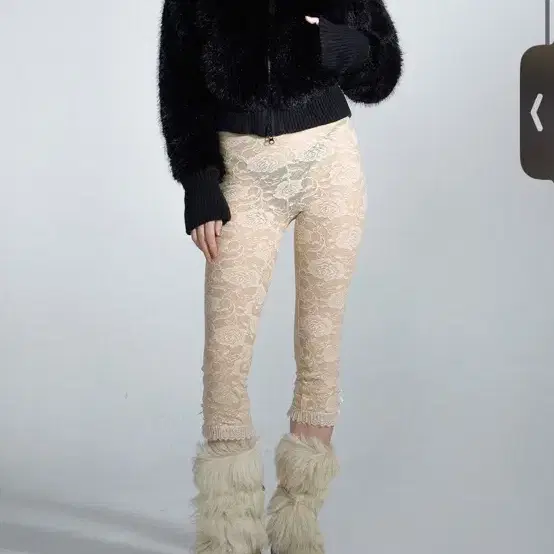 SCULPTOR | 스컬프터 Sculptor Faux Mongolian Shearling Jacket (M