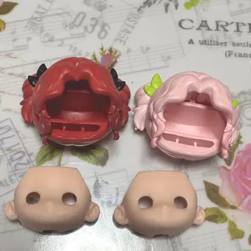 동화 로로 신데렐라 헤어 파츠 & 페이스 파츠