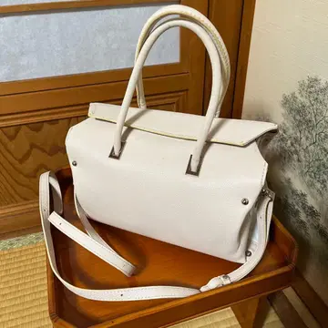 POTIOR 베이지 화이트 토트백