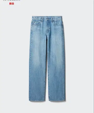 JW ANDERSON 스트레이트 청바지 블루 유니클로