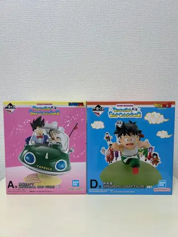 제일복권 드래곤볼 A상 손오공&치치, D상 손오반 피규어 2종 세트