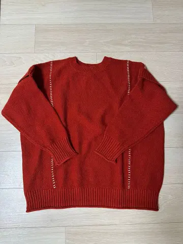 2WAY 하이 톤 스티치 풀오버