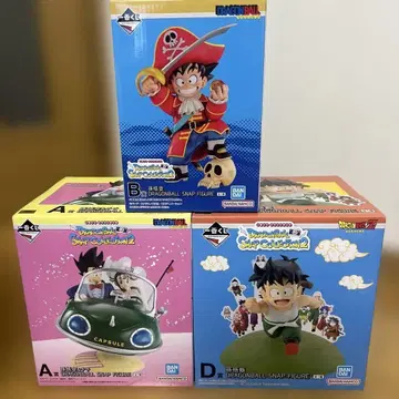 드래곤볼 제일복권 피규어 A상 B상 D상 3종 세트