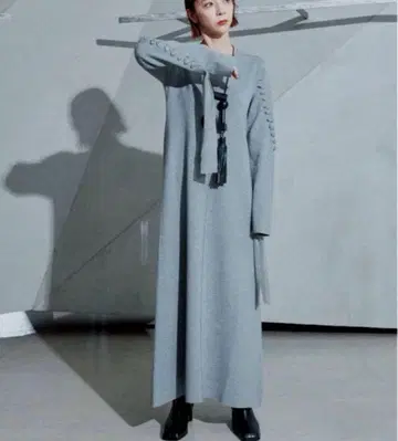 UN3D. 브레이드 니트 원피스