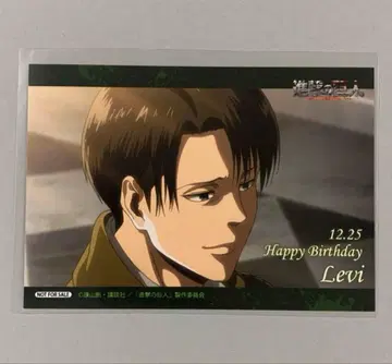 진격의 거인 벌스데이 브로마이드 리바이 혜택