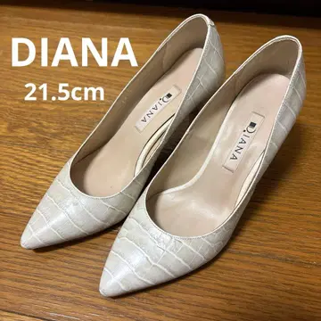 DIANA 크로커다일풍 하이힐 21.5cm