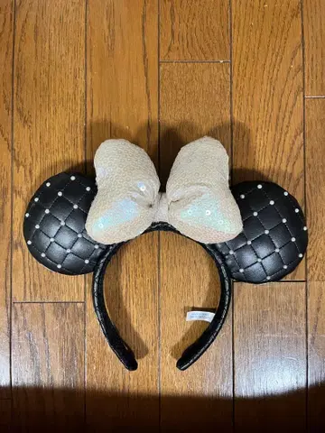 디즈니 머리띠 블랙 퀼팅