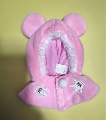 디즈니 스토어 시크릿 판초 핑크