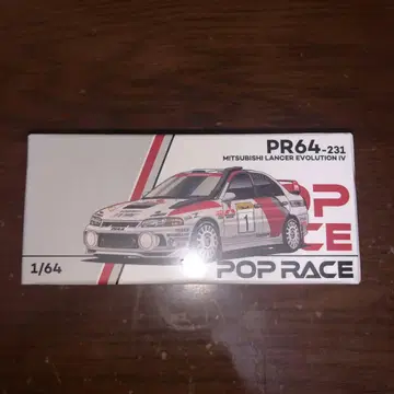 팝 레이스 1/64 미쓰비시 랜서 에볼루션 IV 사파리 랠리 케냐