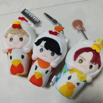 새상품급 Mrs. GREEN APPLE 카라아게쿤 봉제 인형 세트