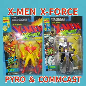 개봉품 파이로&캐스트/X-MEN,X-FORCE,토이비즈,TOYBIZ