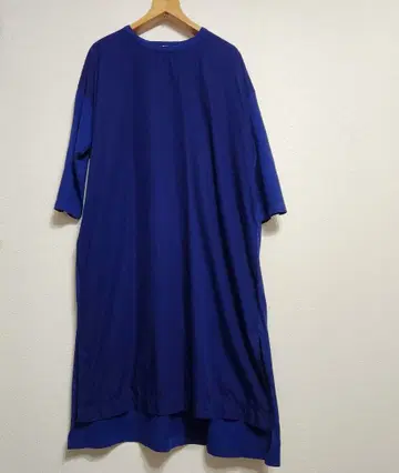 prit 코튼 롱 원피스 파랑 블루