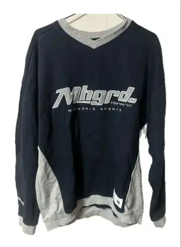 Mahagrid V넥 트레이닝복 네이비