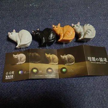 어둠 속의 고양이들 LED 포함 전 4종 세트