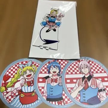 마계학원! 이루마군 애니메이트 카페 아크릴 스탠드/코스터