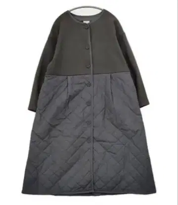 samansamos2 퀼트 절개 코트