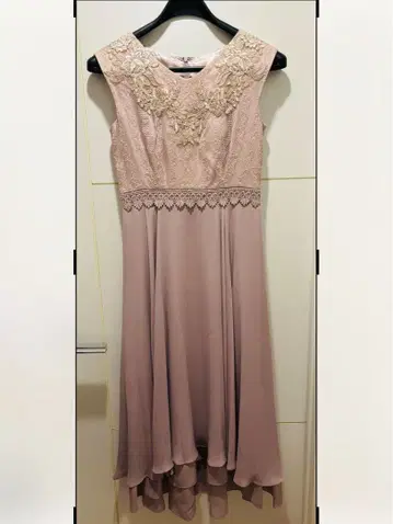 RUIRUE 루일 에 부티크 플라워 자수 원피스 핑크 M 사이즈