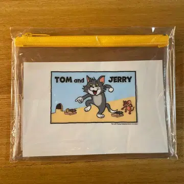 톰과 제리전 2024 85주년 기념전 쿠마미네 플랫 파우치 현장 고양이