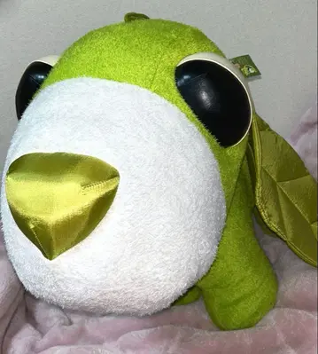 오챠이누 초 특대형 BIG 봉제 인형 녹차견 료쿠 레트로 당시물 레어